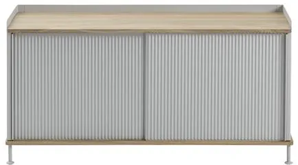 Muuto Enfold Skänk Låg Ek/Grå
